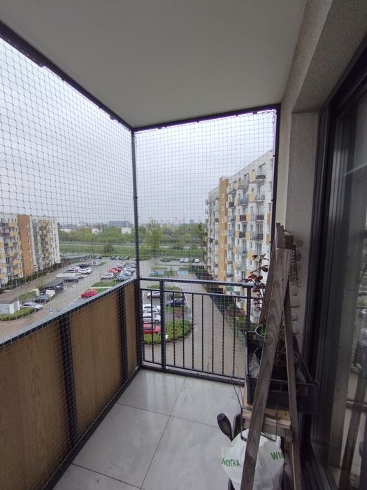 Montaż siatki na balkon dla kota/przeciw ptakom. W MAX 5 DNI ROBOCZYCH
