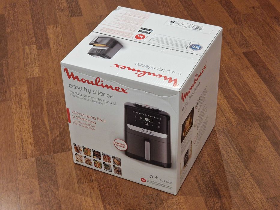 Air Fryer Moulinex Easy Fry Silence XL Coal [5L] [NOVA]