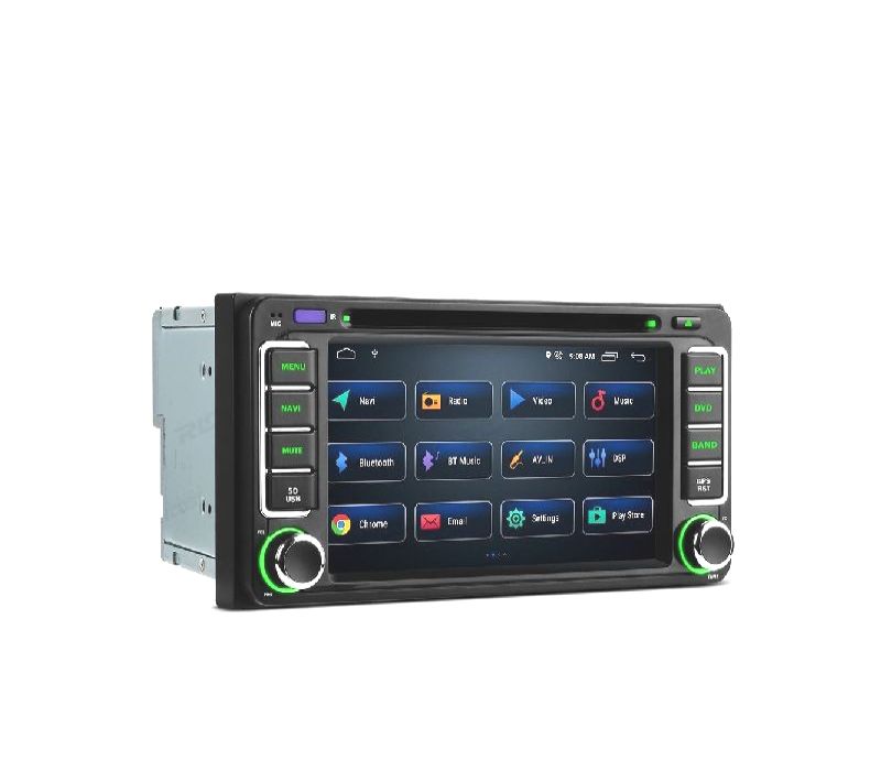 AUTO 2DIN RADIO GPS ANDROID 12 PARA TOYOTA CORROLLA YARIS VIOS RAV4 PARDO HILUX VERSO
