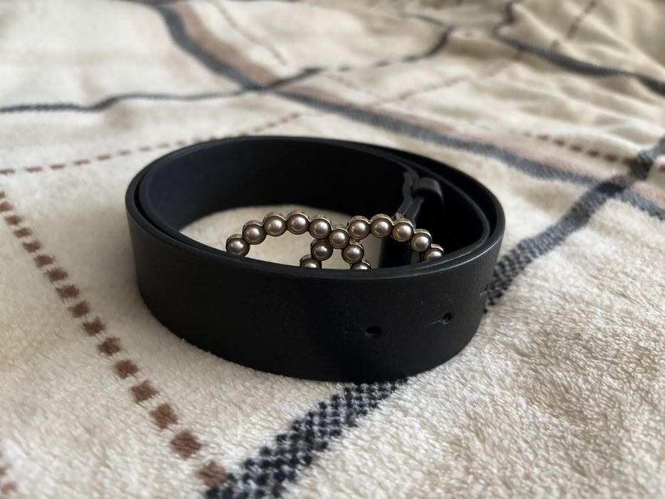 Pasek z perełkami h&m