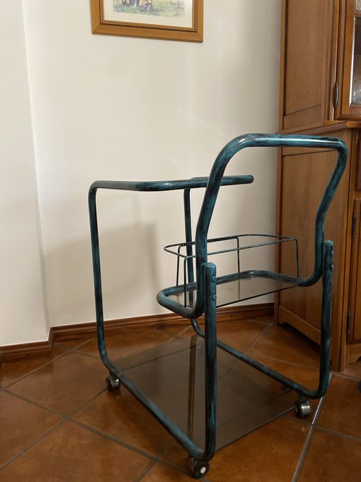 Carrinho de bebidas latão