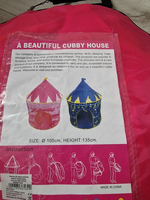 Namiot ,pałac dla księżniczki