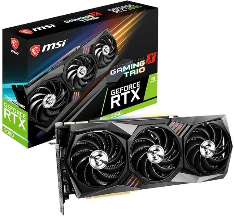 RTX 3090 Ti 24gb X Trio com caixa original e acessórios