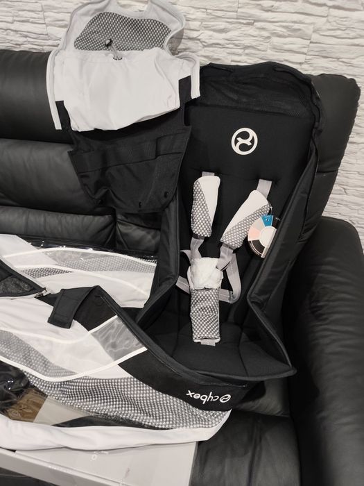 Nowe siedzisko materiał do przyczepki cybex zeno
