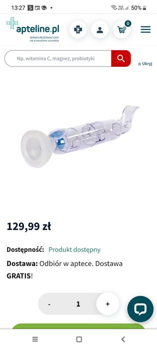 Komora inhalacyjna dla dzieci Babyhaler