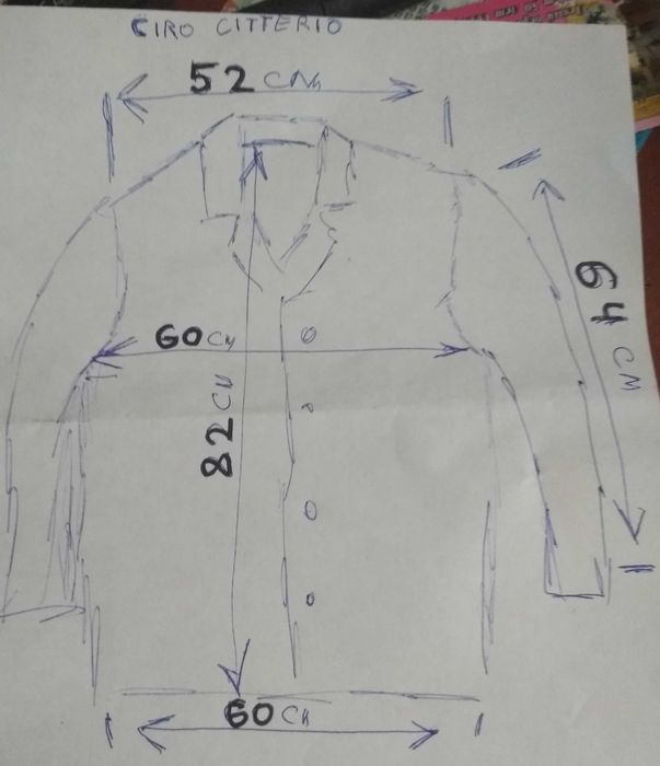 Мужская кожаная куртка Ciro Citterio размер L