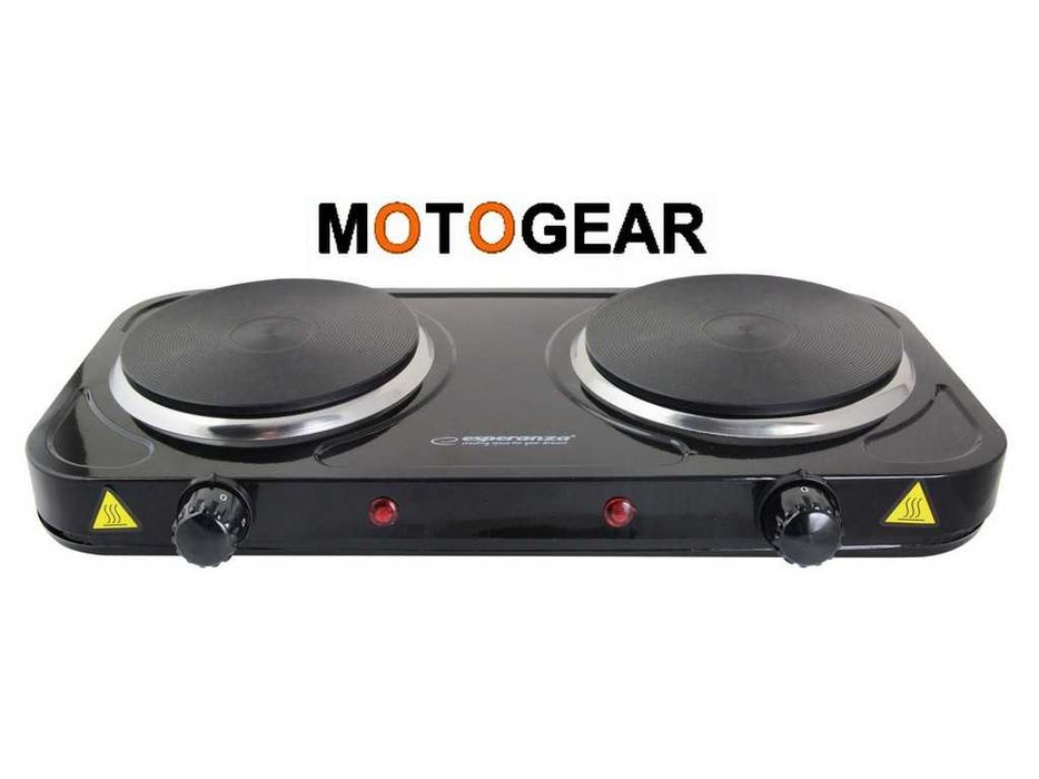 NOWA!!! Kuchenka elektryczna dwupalnikowa czyli 2 płyty czarna