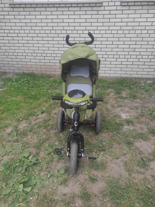 Велосипед дитячий триколісний з батьківською ручкою