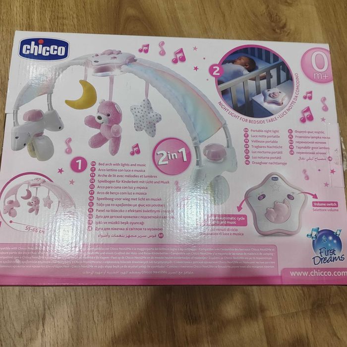 Luz de presença com música para bebé