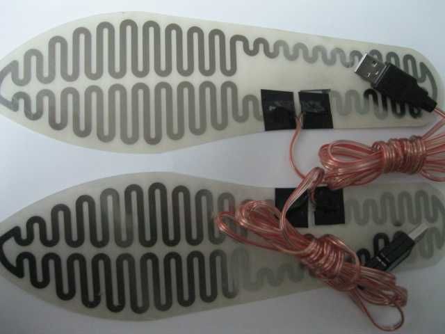 Теплі устілки від Павер банка USB 5В.