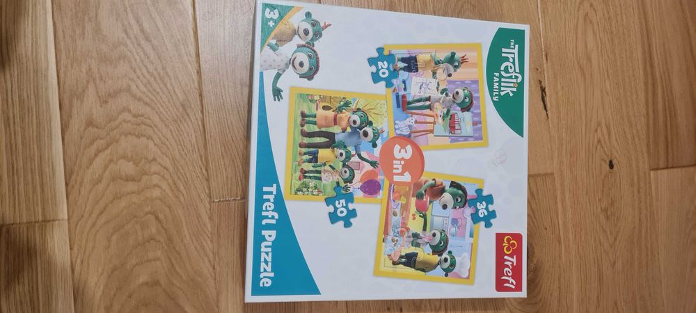 Zestaw puzzli  i ukladanek