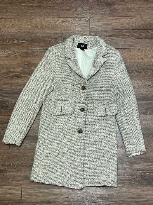 Пальто демі жіноче H&M, розмір S, шерстяне
