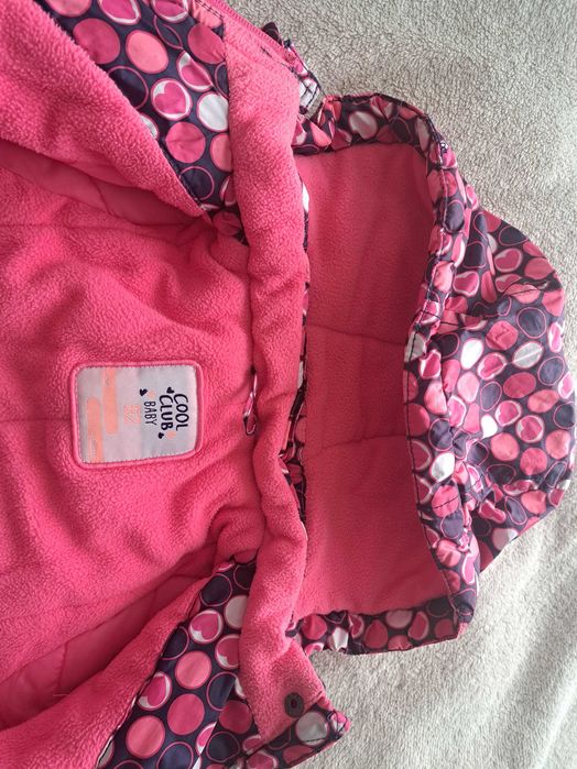 Kurtka ocieplana zimowa dziewczęca Cool Club