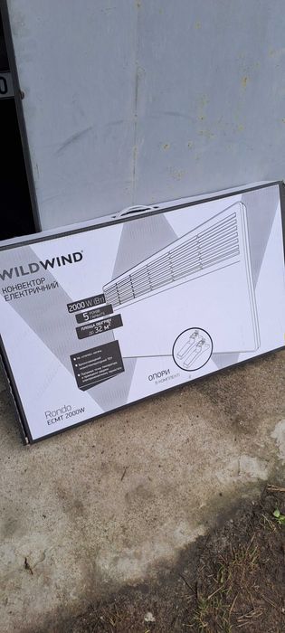 Обігрівач, конвектор, електричний, wildwind 2кВт.