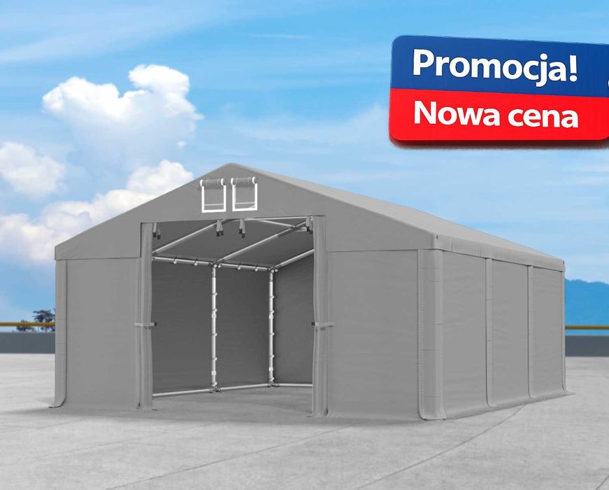 Promocja 4x6x2m Namiot całoroczn magazynowy  Hala Garaż W MS 580/580