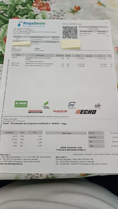 Roçadora a Gasolina Oleo-Mac D43B – Como Nova