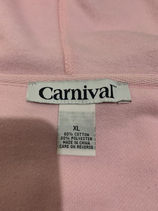 Casaco com carapuço cor-de-rosa “Carnival” tamanho XL novo