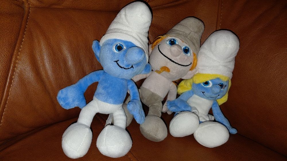 Smerfy maskotki 3 szt.