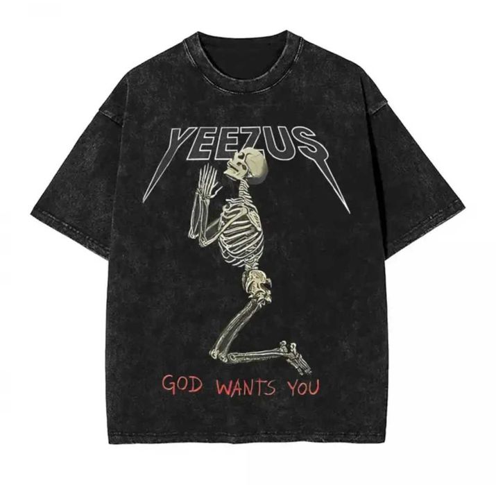 Rewelacyjny T-Shirt Koszulka Kanye West Yeezus M Unisex Nowa Oversize