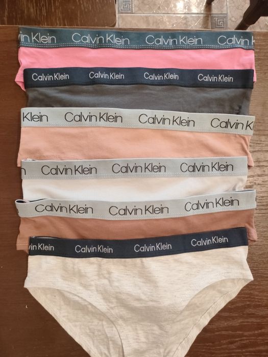 Трусики Calvin Klein 6 шт уп 
М'яка бавовняна, еластична