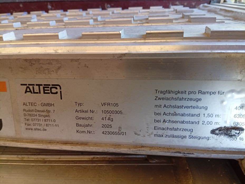 Najazdy aluminiowe altec