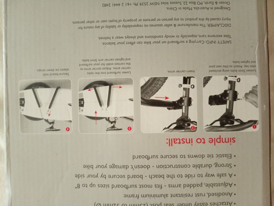 Apoio de prancha de surf ocean & earth