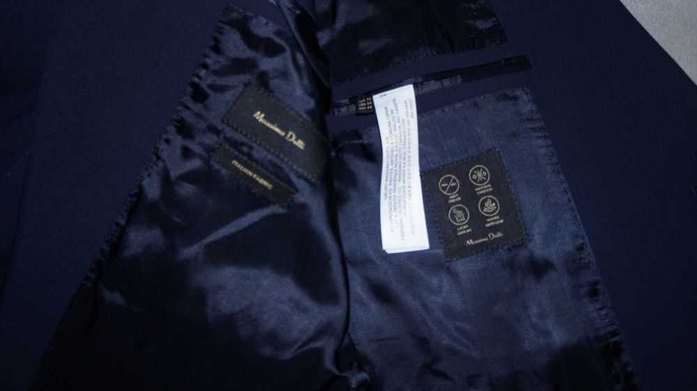 Marynarka Massimo Dutti 100's  Rozmiar 54 Kolor Granat