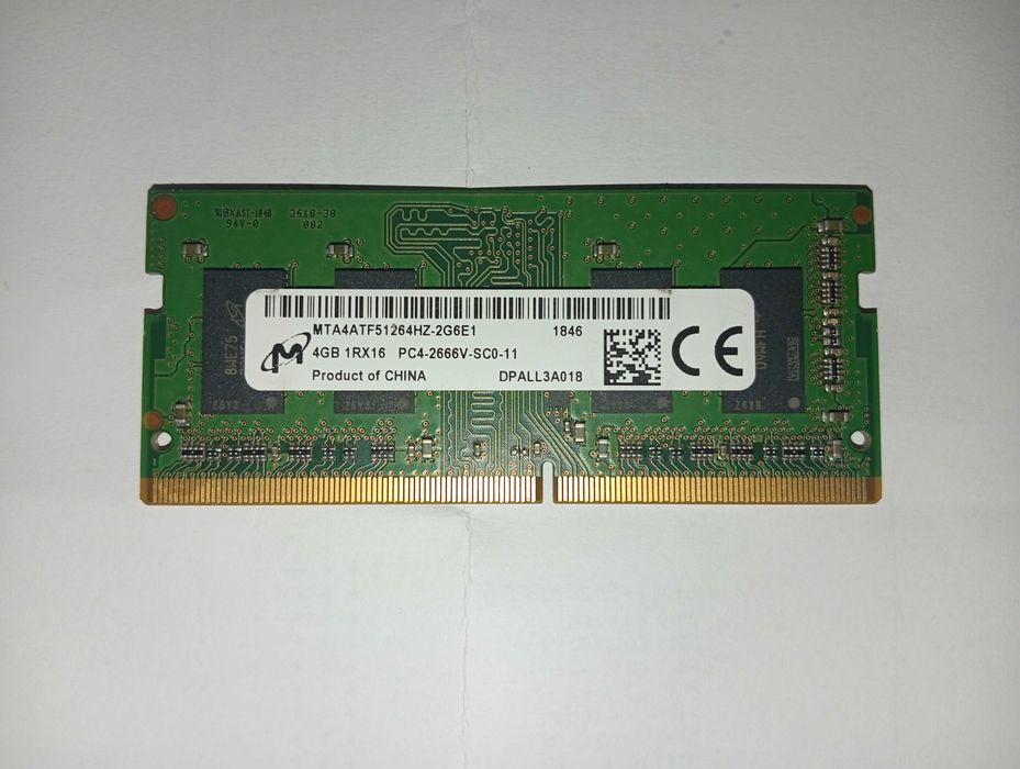 Memória Ram Sodimm 4Gb PC4 portátil