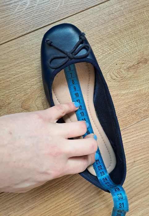 Синие туфли туфельки балетки для девочки