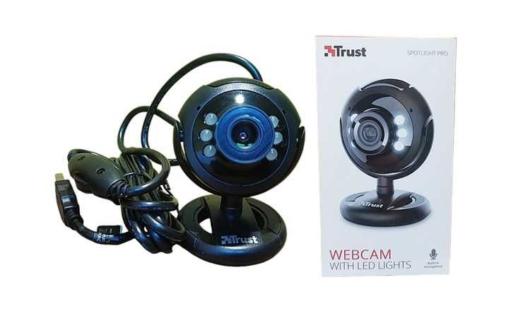 Kamerka internetowa usb Trust Sptlight Pro z rozdzielczością 640x480