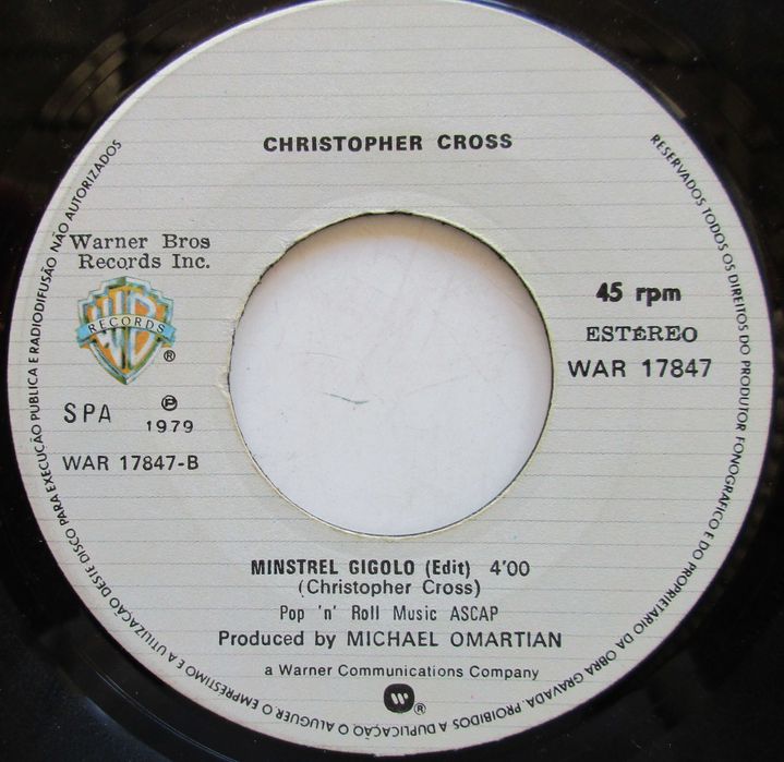 Christopher Cross - - - - - Arthur's Theme - - - - - Single64585122670851123
