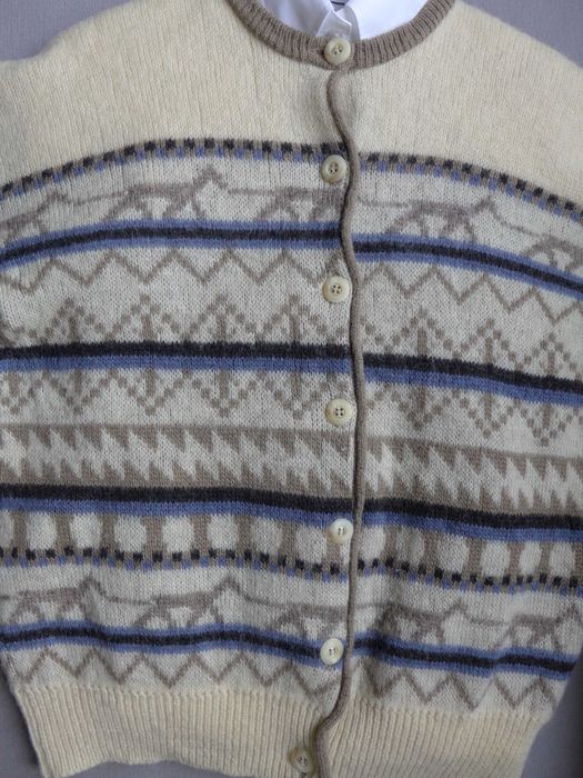 M L Iceland wełniany sweter islandzki UNISEX Vintage WEŁNA ISLANDZKA