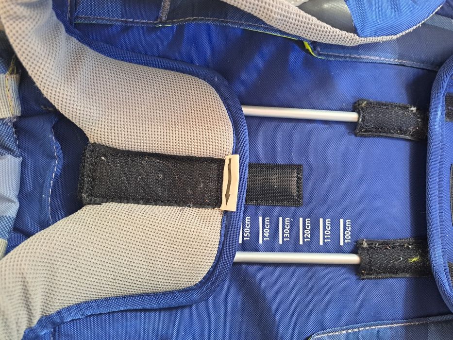 Plecak szkolny Ergobag – ergonomiczny, granatowo-limonkowy
