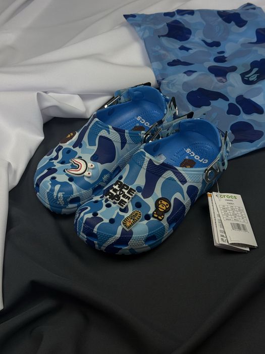 Сабо Crocs X Bape шльопанці РОЗПРОДАЖ‼️