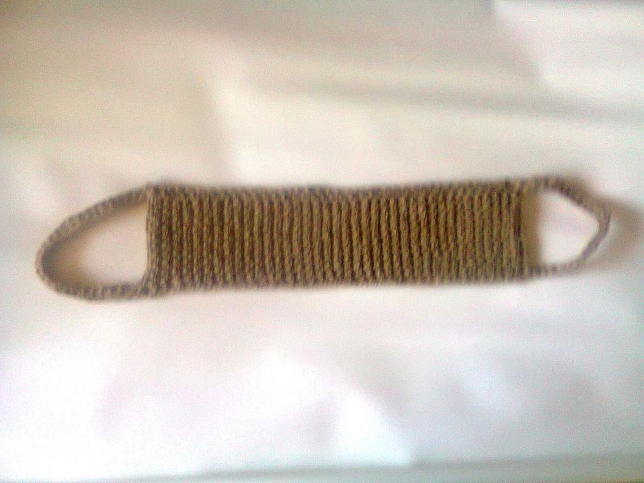 Мочалка из джута,  из капроновой нити