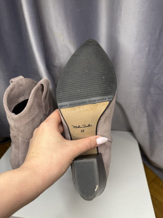 Казаки с натуральной замши ковбойки ботинки