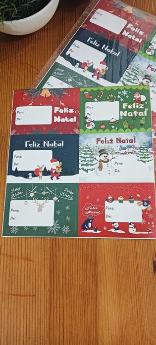 30 Adesivos de Natal