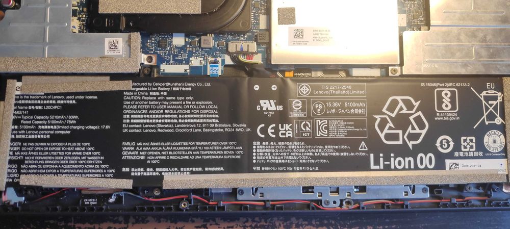 Bateria (Genuina) Lenovo Legion 5 (L20C4pc1)