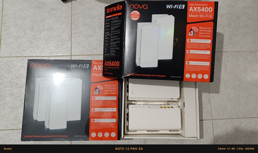 WiFi mesh Tenda Nova AX5400 pack 3