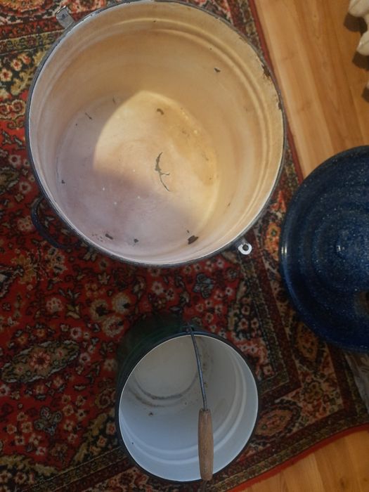 Кастрюля 40 л та відро 10 л