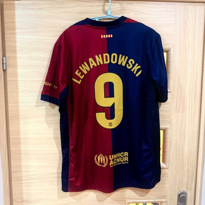 Koszulka FC Barcelona 2024/25 Home Lewandowski #9 - NOWA z metką