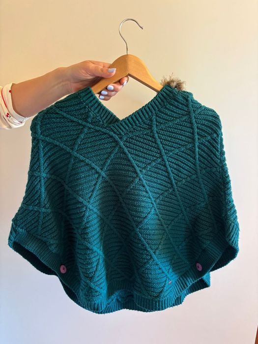 Poncho verde da Tiffosi tamanho 8/9
