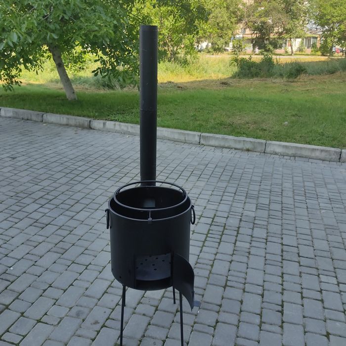 Піч топка для казана 12л чавунного печка садова вулична пічка топка