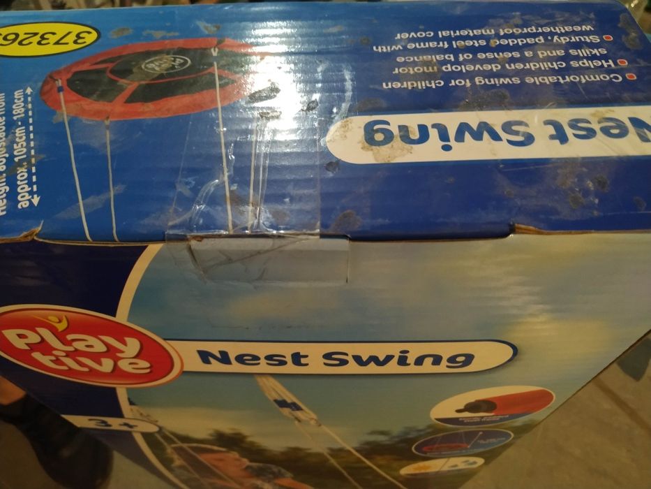 Huśtawka xxl BOCIANIE GNIAZDO 113cm OGRODOWA 150kg