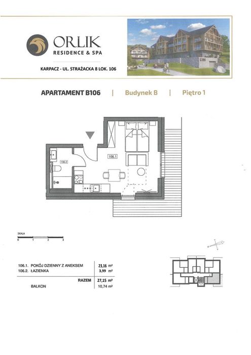 Nowy wykończony apartament | widok na góry | parking | komórka