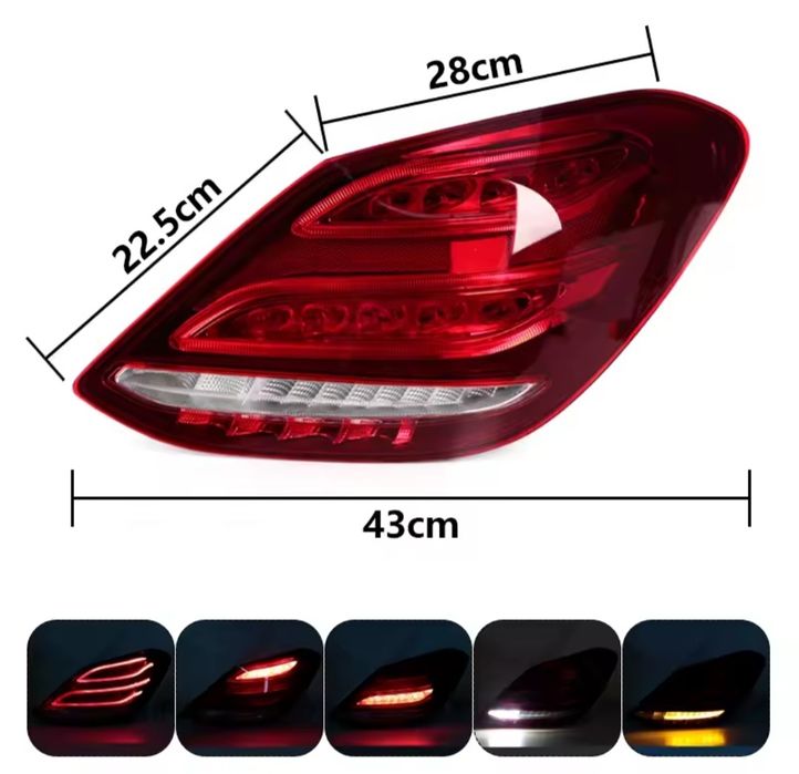 Par Farolins Traseiros Leds Mercedes W205 ( NOVOS )
