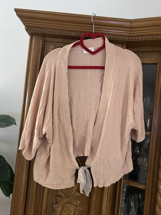 Sweter pudrowy róż Far Far fashion