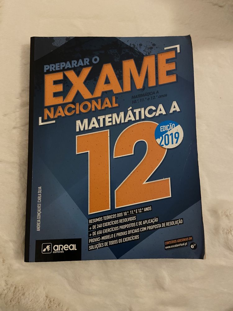 Livro Preparação Exame Matemática A Carnaxide E Queijas • OLX Portugal
