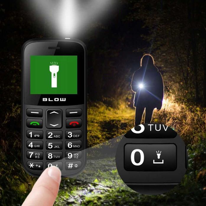 Telefon Komórkowy SENIORA Głośny Duża Klawiatur DualLSim SOS n PREZENT