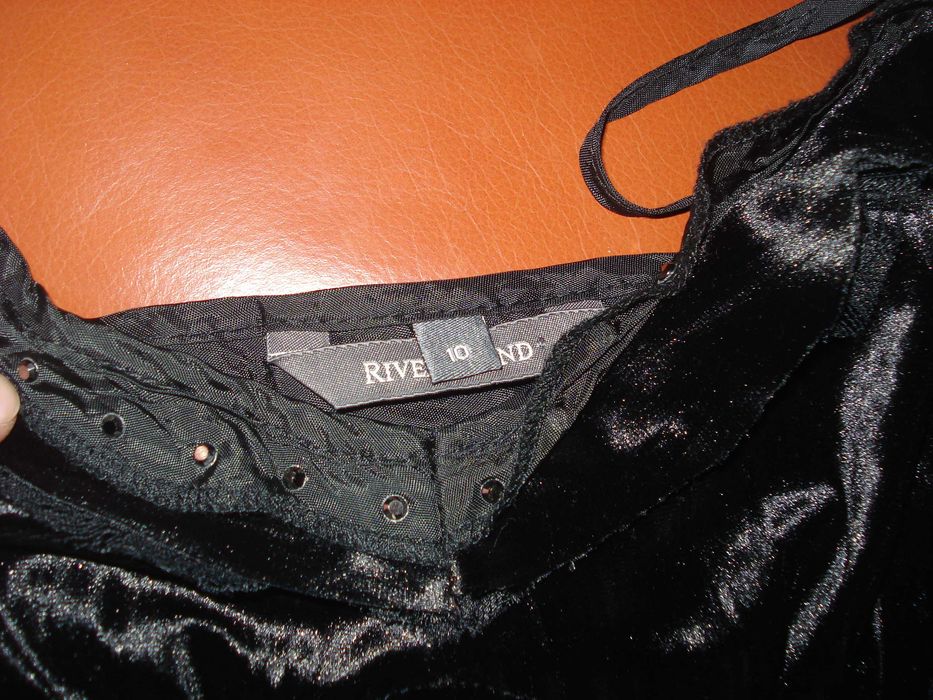 Sukienka mała czarna RIVER ISLAND studniówka, karnawał 36 / S